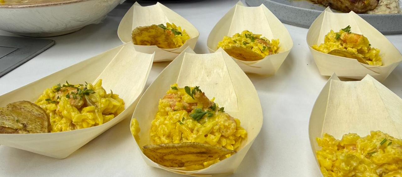 Platos del chef Oliver Castro.