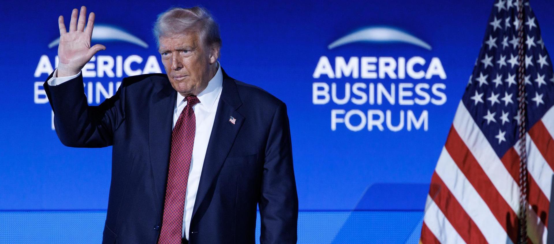 Donald Trump, Presidente de Estados Unidos.