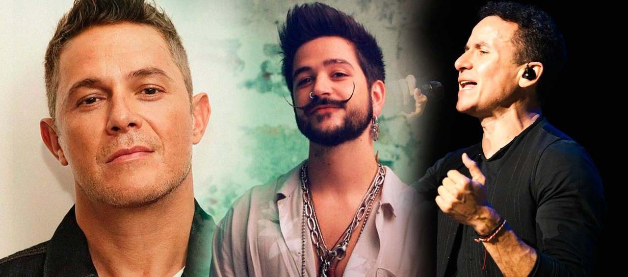 Alejandro Sanz, Camilo y Fonseca.