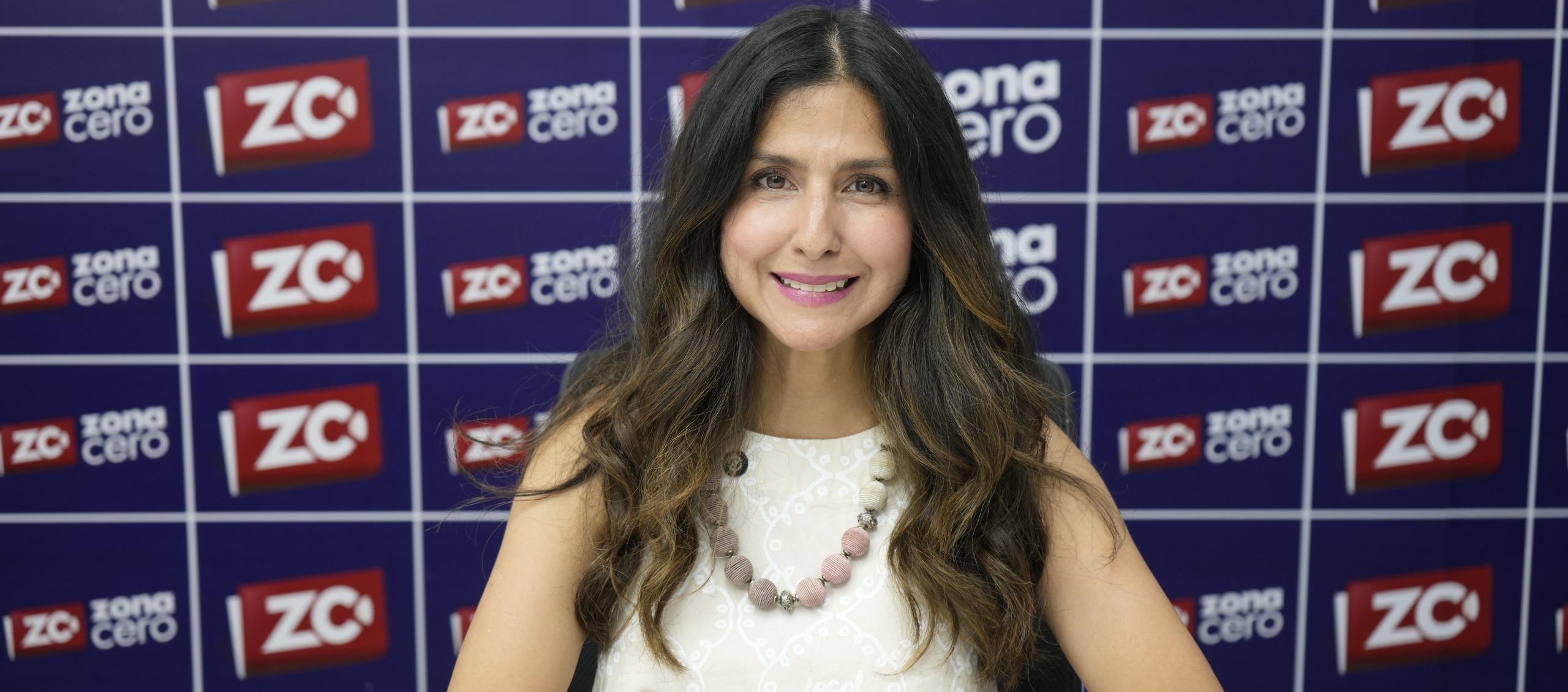 Aida Bossa en la redacción de Zona Cero.