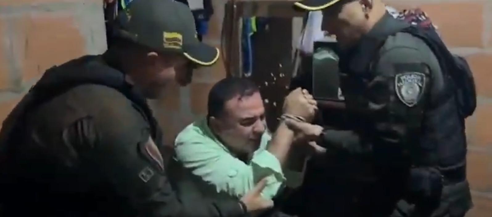 Momento en que fue liberado el alcalde de Chimichagua.