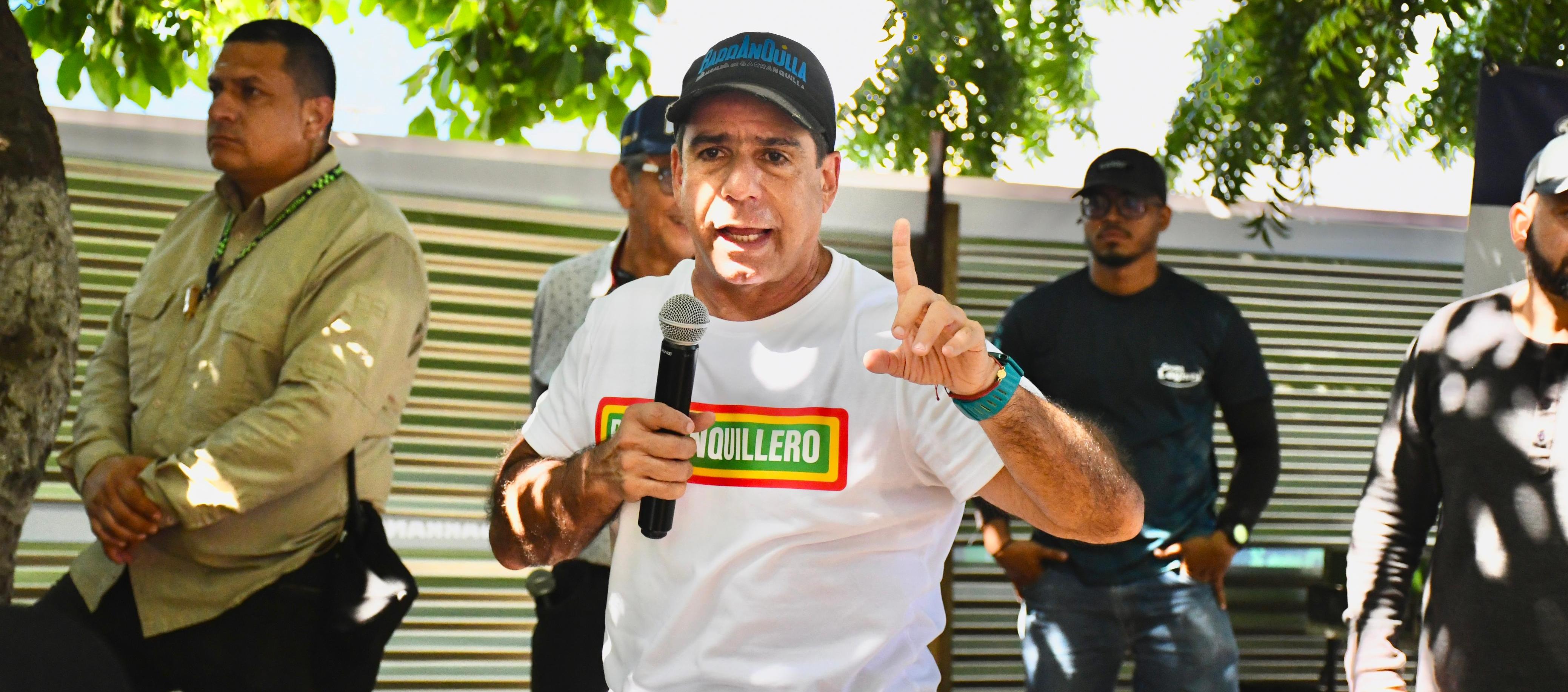 El Alcalde de Barranquilla, Alex Char.