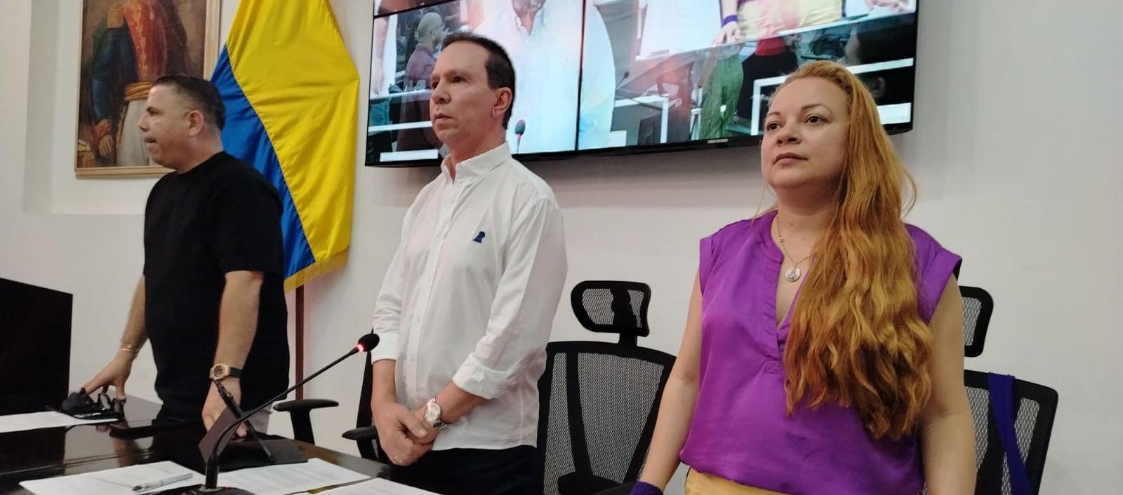 Mesa directiva de la Asamblea del Atlántico. 