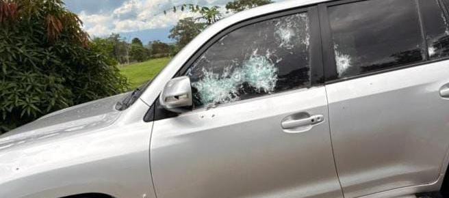 La camioneta del Gobernador.