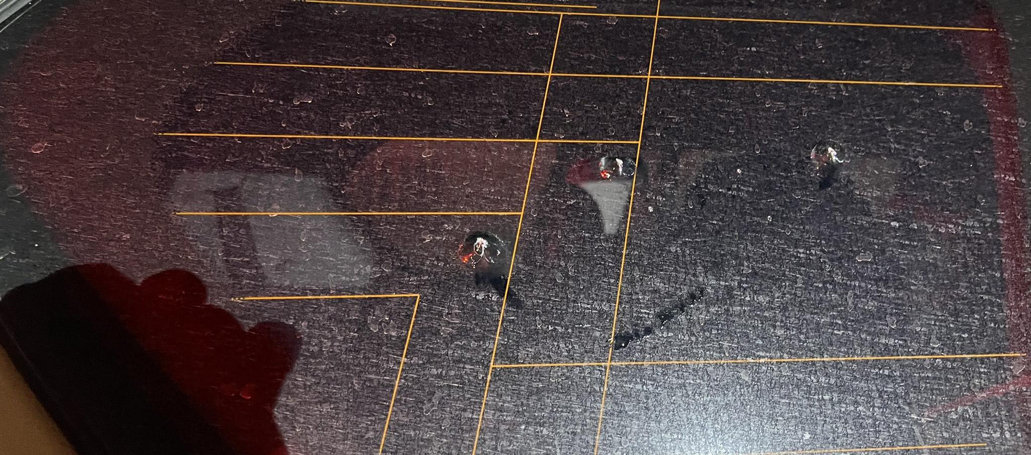 Imagen de la camioneta en la que se movilizaba el Senador.