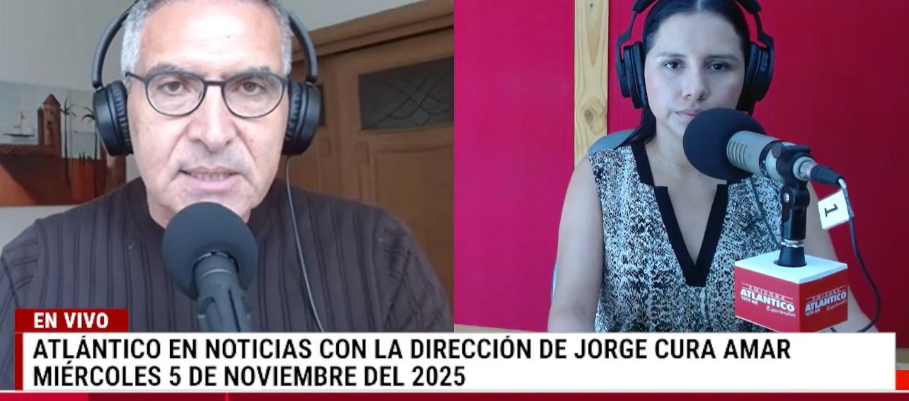Transmisión de Atlántico en Noticias.