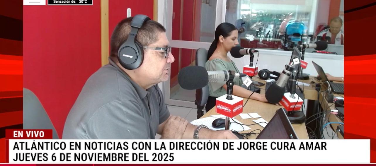 Transmisión de Atlántico en Noticias.