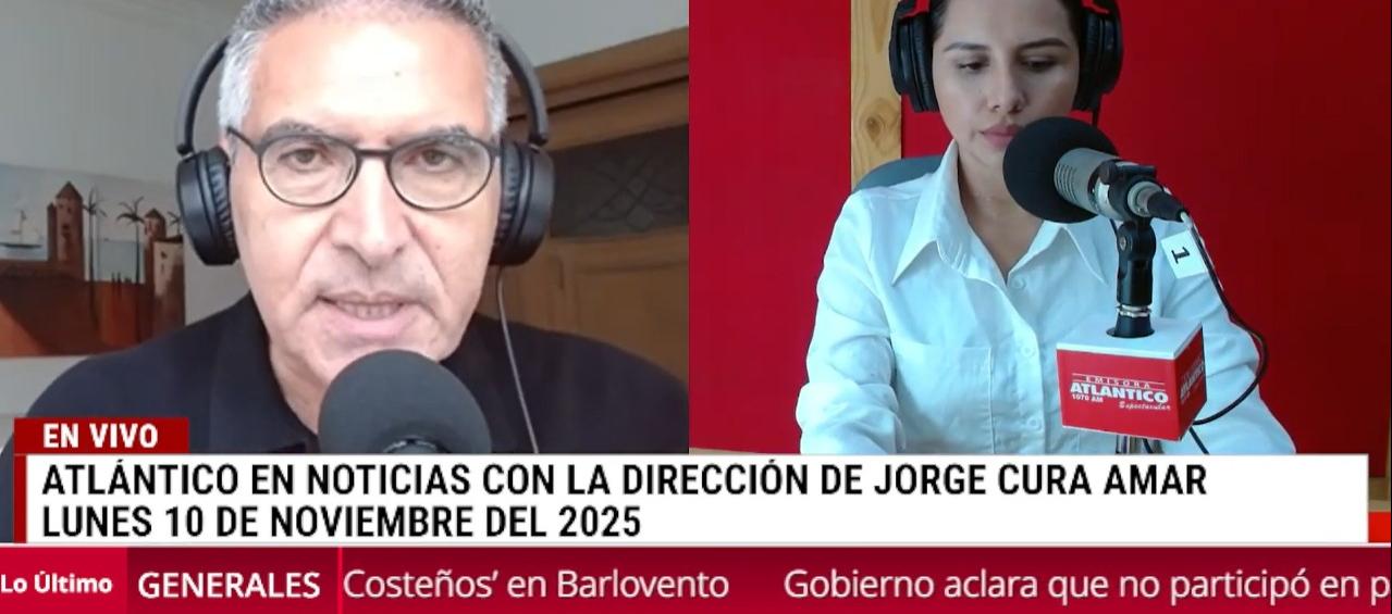 Transmisión de Atlántico en Noticias.