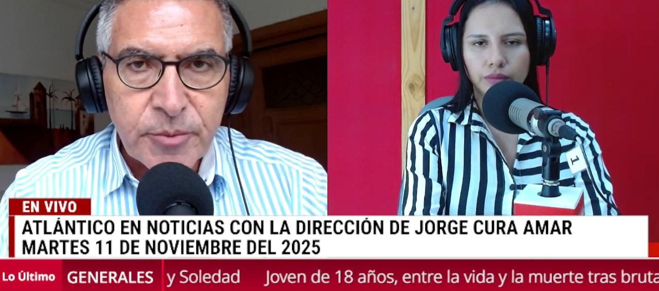 Transmisión de Atlántico en Noticias.