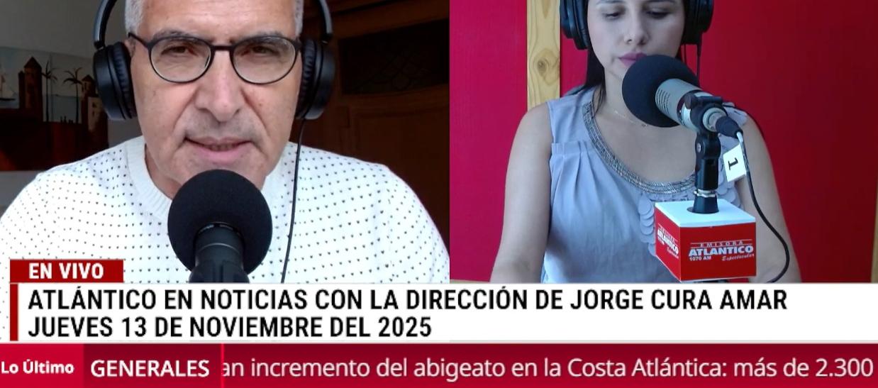 Transmisión de Atlántico en Noticias.