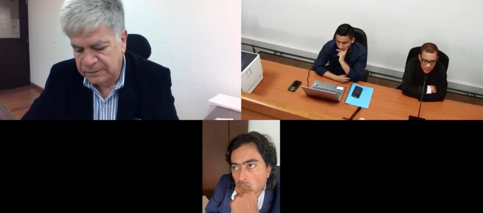 Nicolás Petro Burgos en audiencia. 