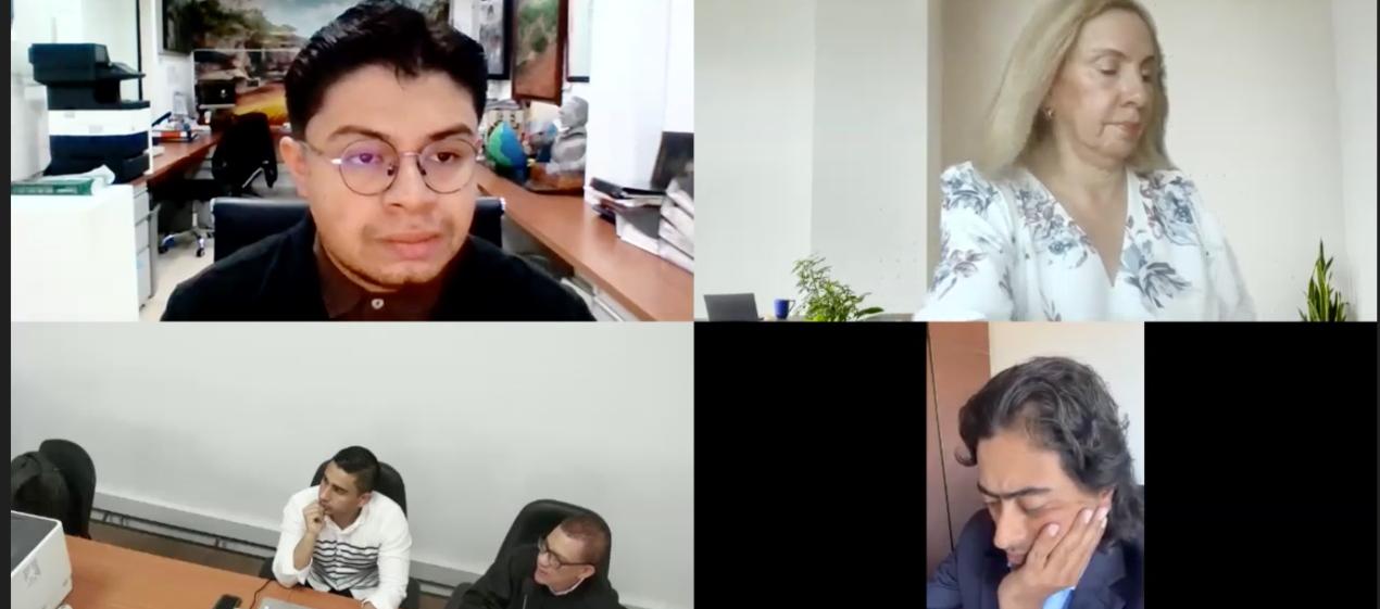 Nicolás Petro Burgos en la audiencia preparatoria de este viernes. 