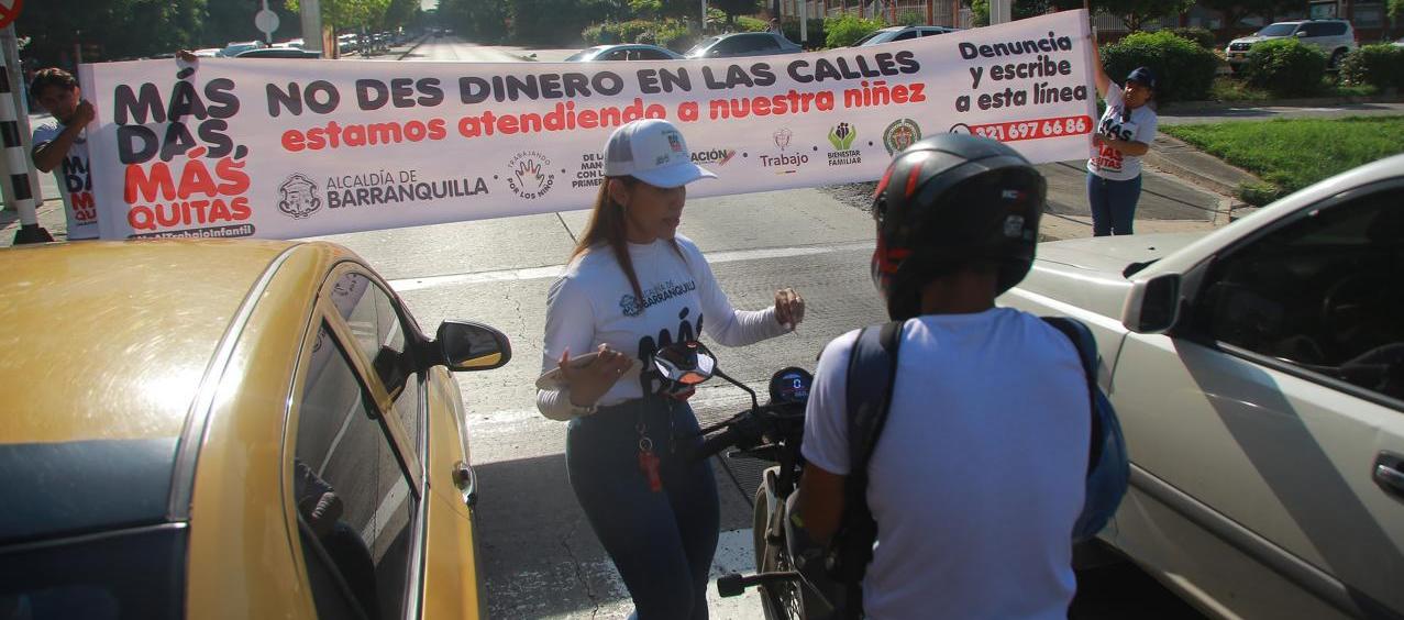 Imagen de la socialización de la campaña.