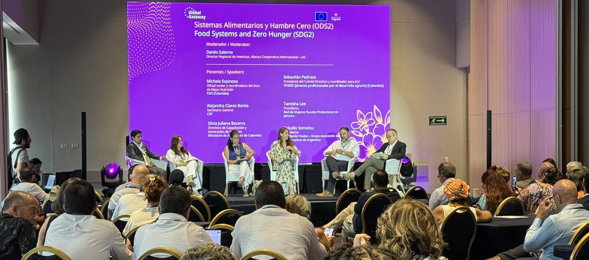 Panel sobre Seguridad Alimentaria y Hambre Cero.