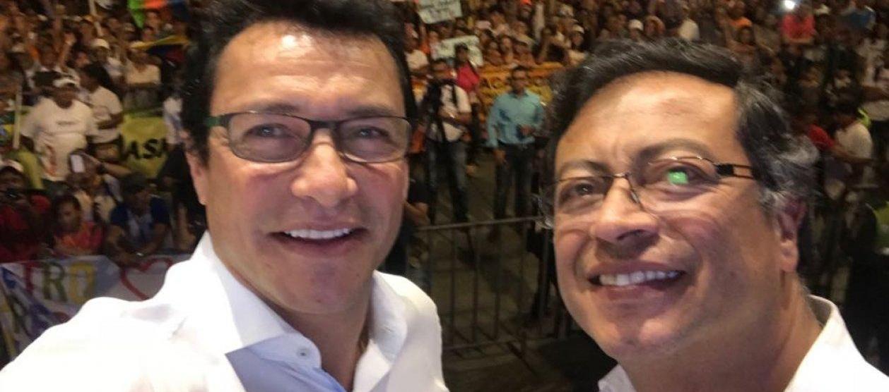 Carlos Caicedo, líder de Fuerza Ciudadana, y Gustavo Petro, presidente de la República.
