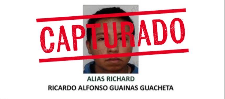 Ricardo Alfonso Guainas Guachetá. 