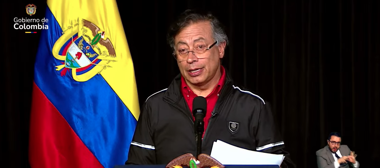 Gustavo Petro, Presidente de Colombia. 