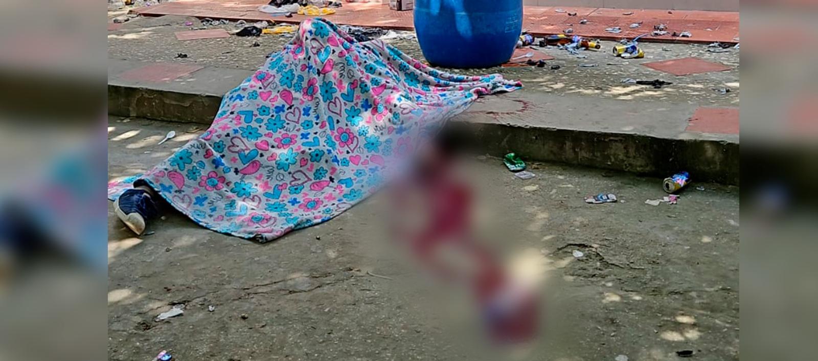 La víctima mortal del ataque sicarial.