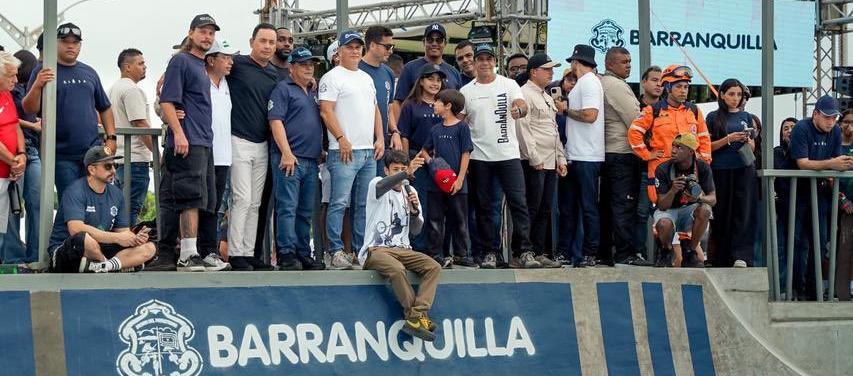 Inauguración del skatepark.