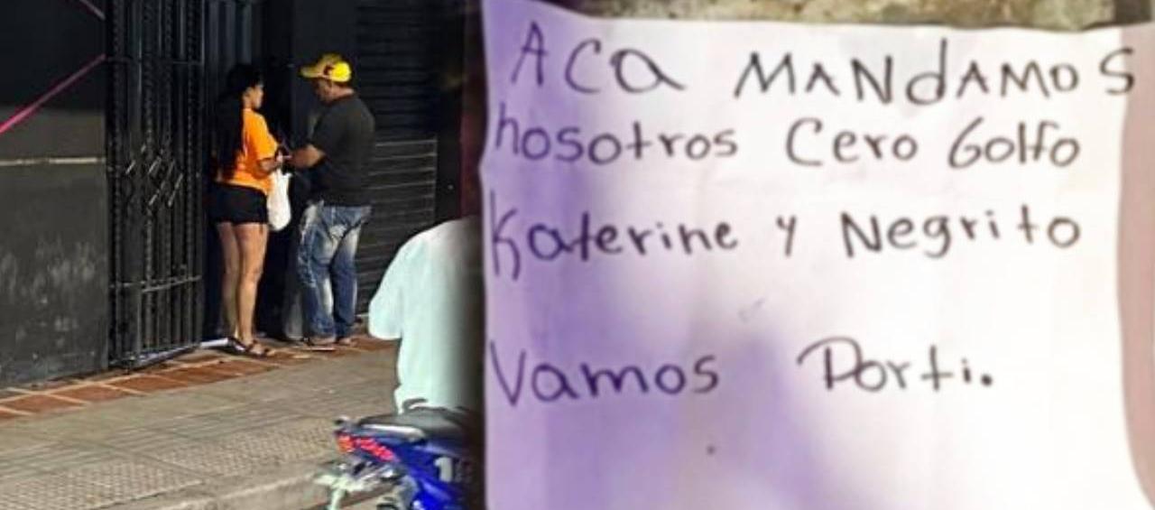 Lugar donde sucedió el crimen / Panfleto.