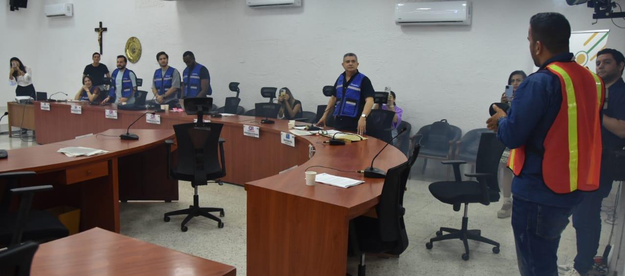 Sesión del Concejo de Barranquilla.