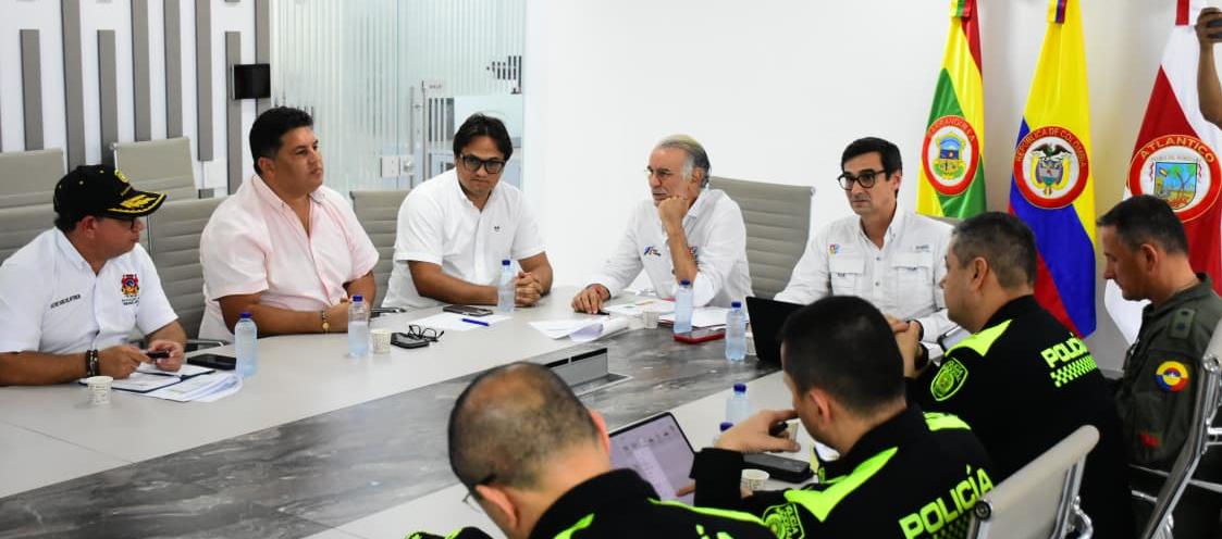 Consejo de seguridad en la Gobernación del Atlántico. 