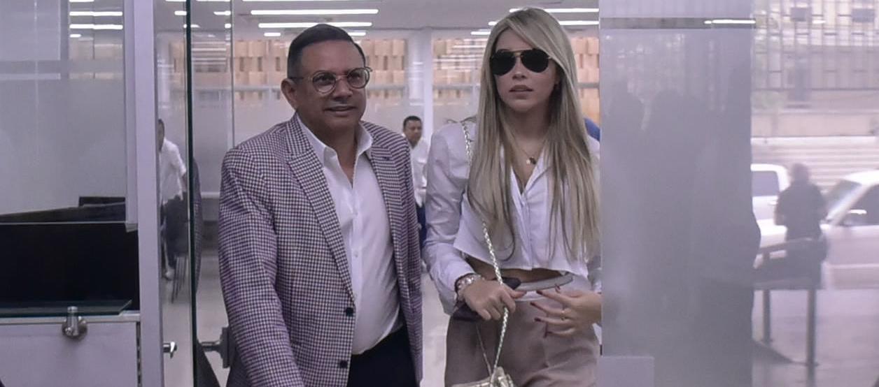 El abogado Alait Freja y Days Vásquez.