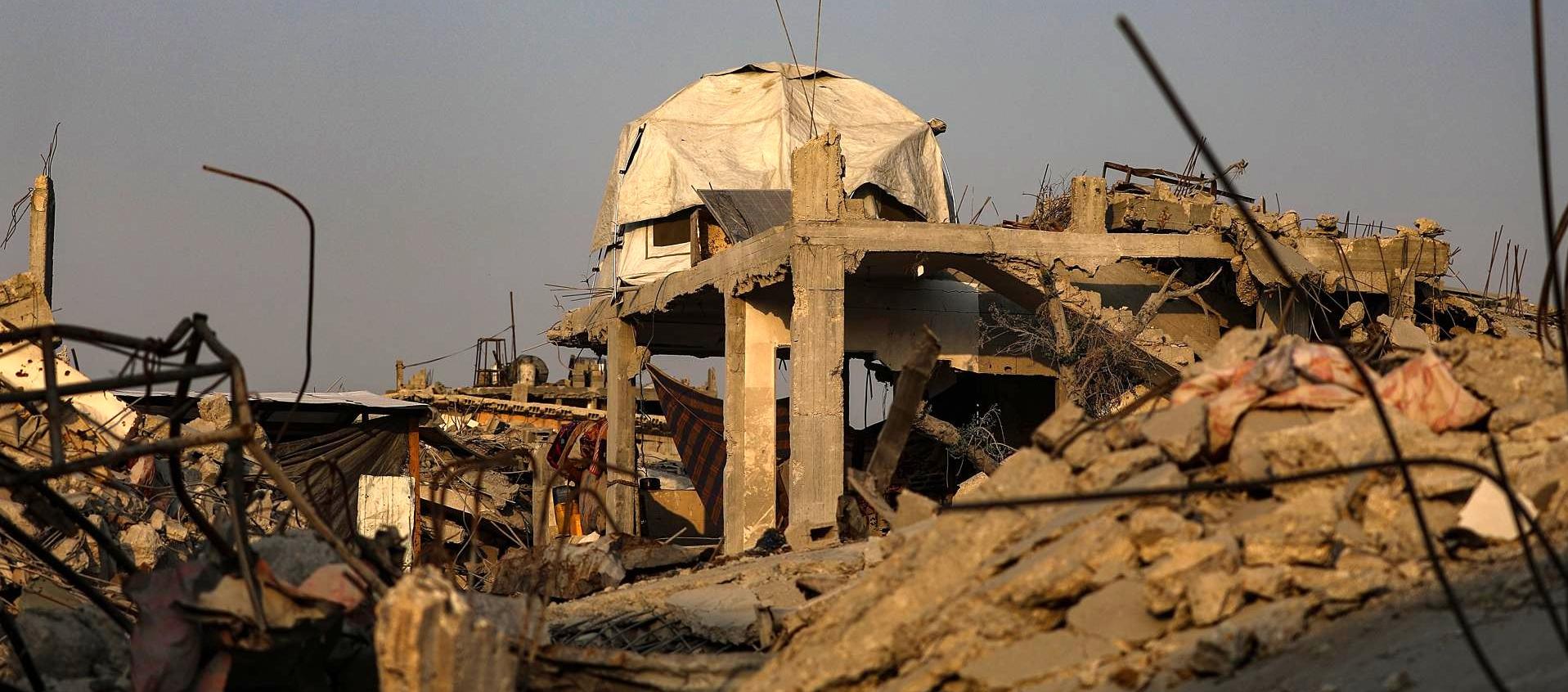 Destrucción en Gaza 