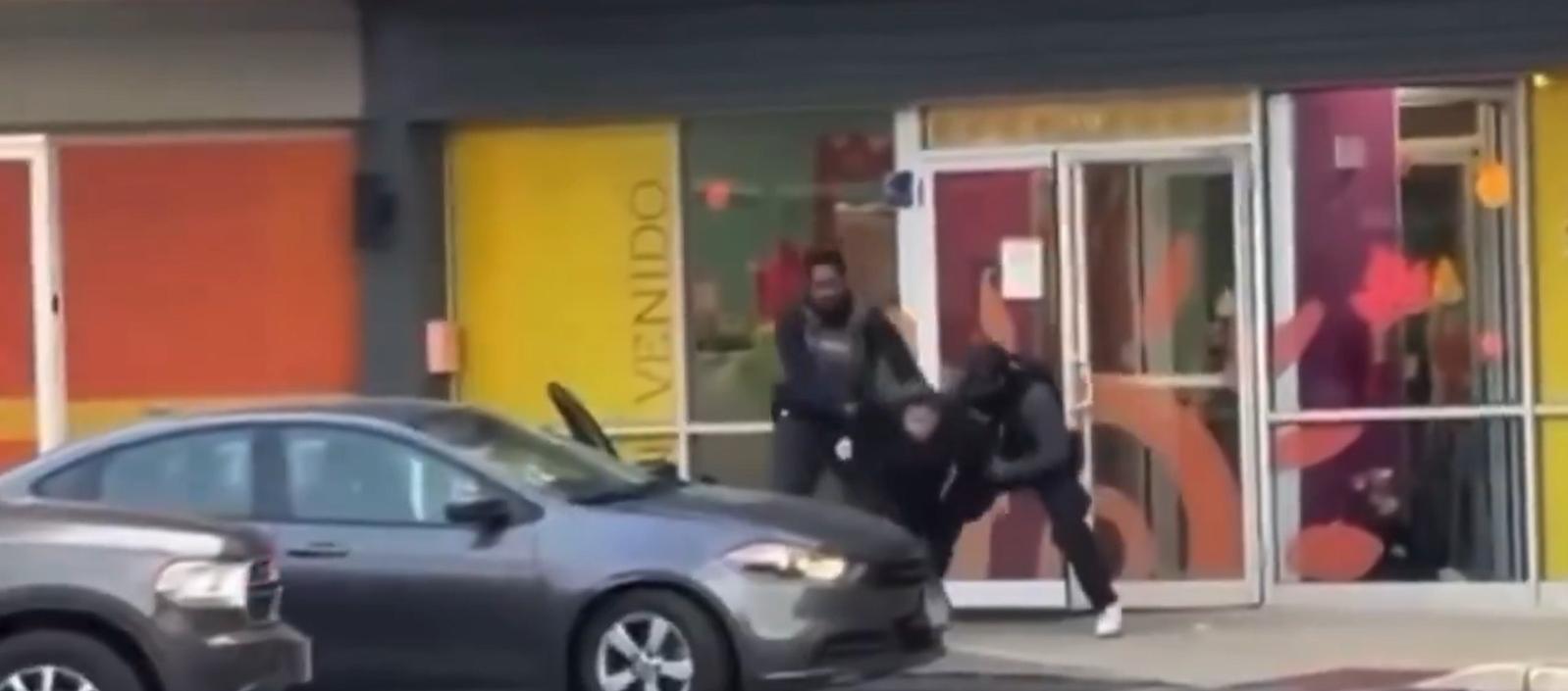 Momento de la detención.