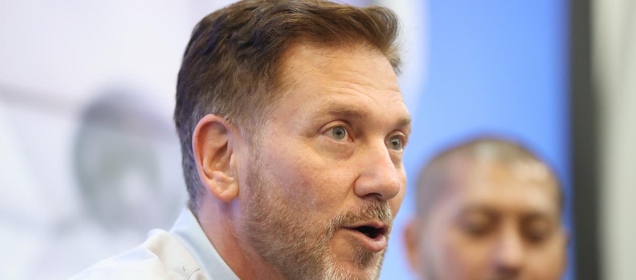 El presidente de la Conmebol, Alejandro Domínguez.