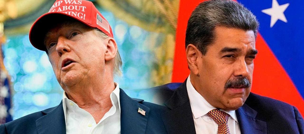 Donald Trump y Nicolás Maduro. 