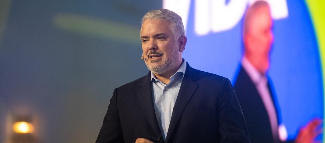 El expresidente Iván Duque.