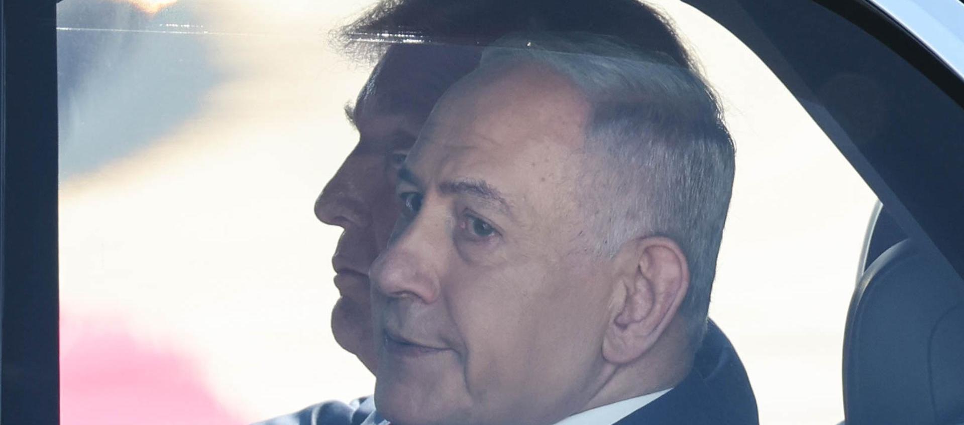 El presidente de los Estados Unidos, Donald Trump, y el primer ministro de Israel, Benjamín Netanyahu.