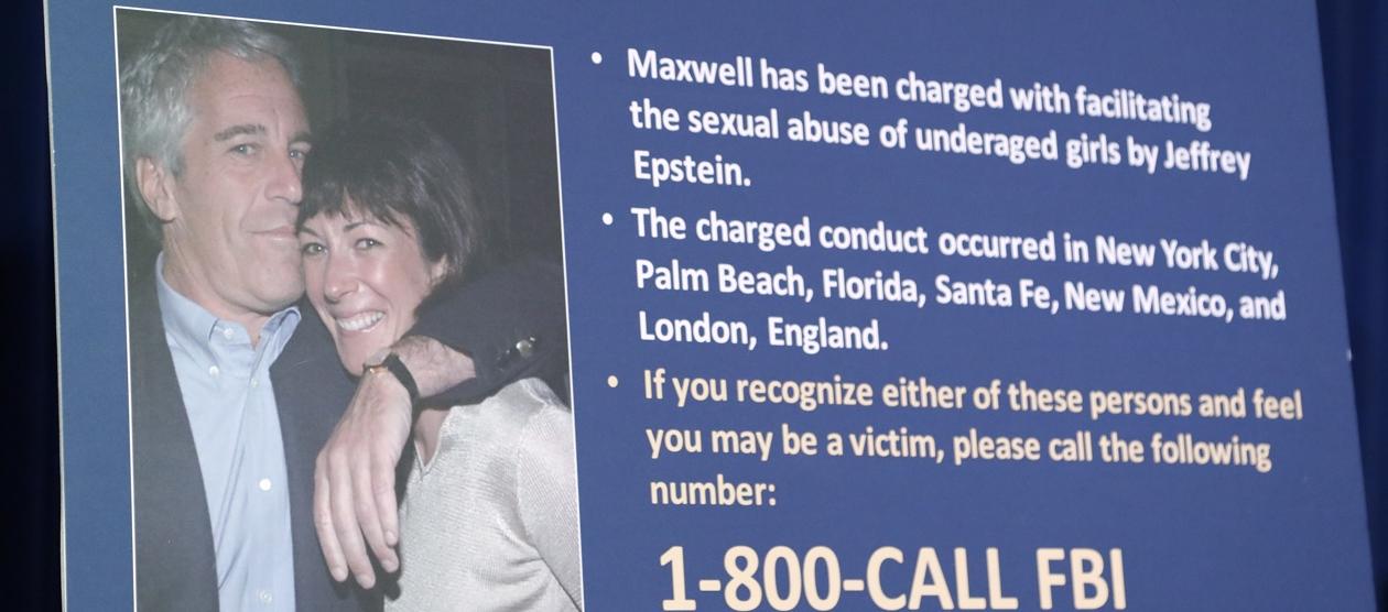 Jeffrey Epstein y Ghislaine Maxwell.