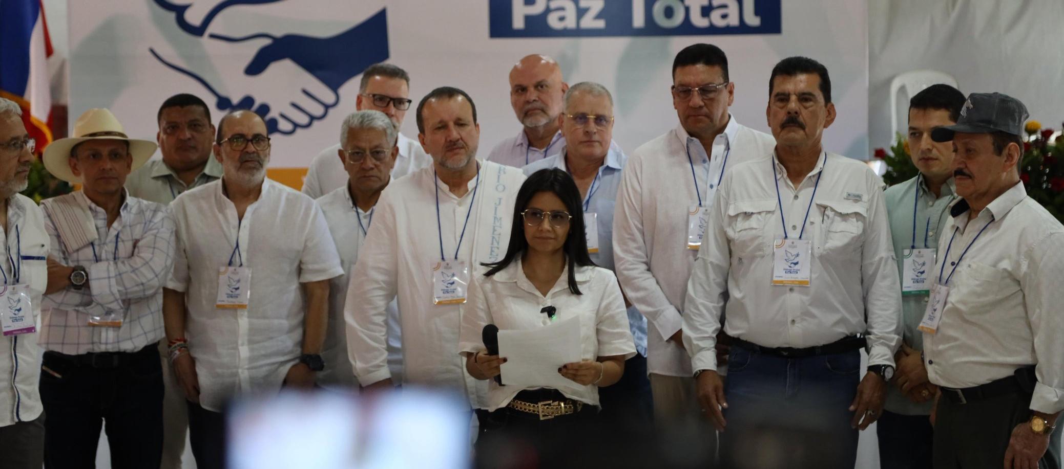 Varios de los exjefes paramilitares.