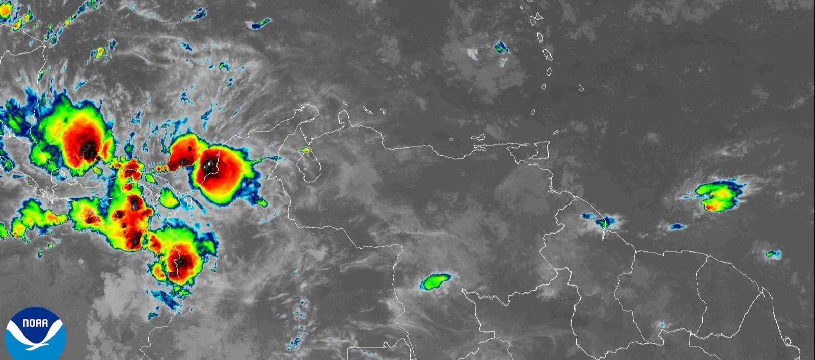 Imagen del frente frío.