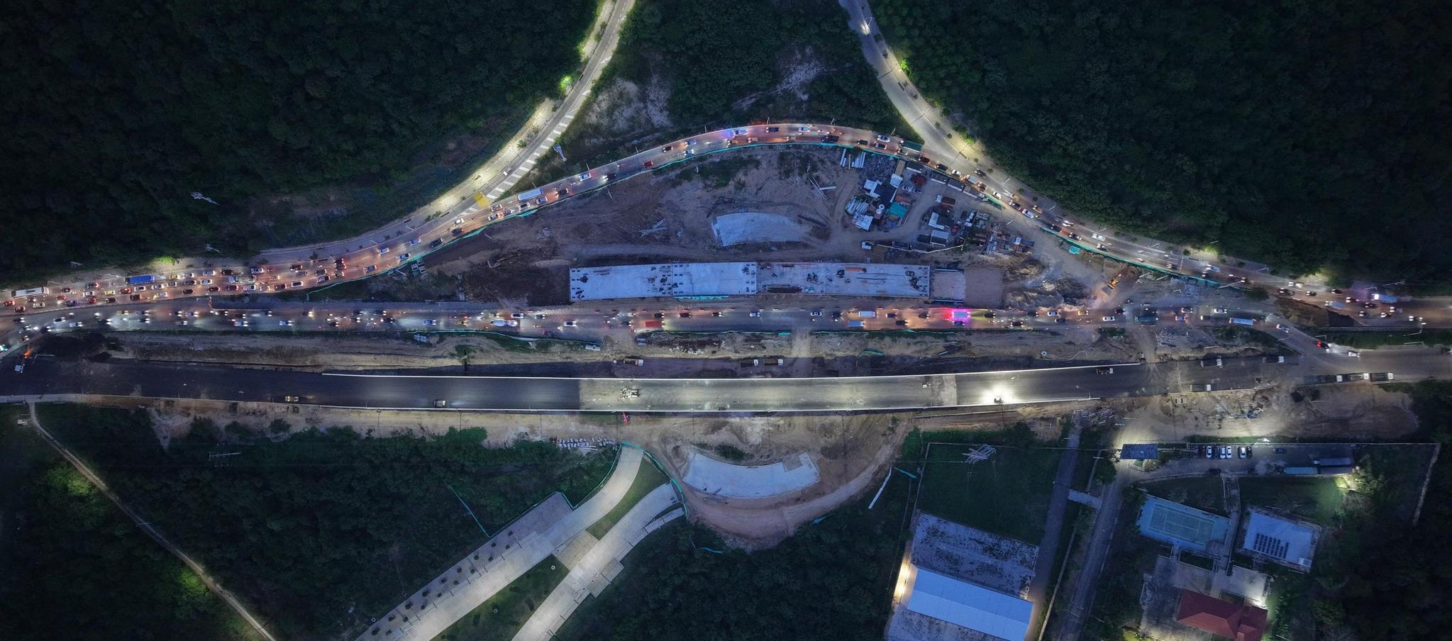 Intercambiador vial en la Circunvalar.