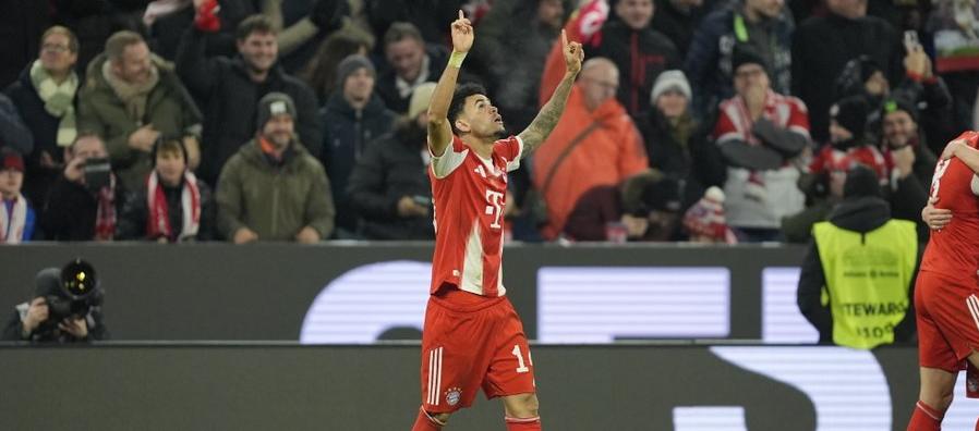 Luis Díaz celebrando su gol.