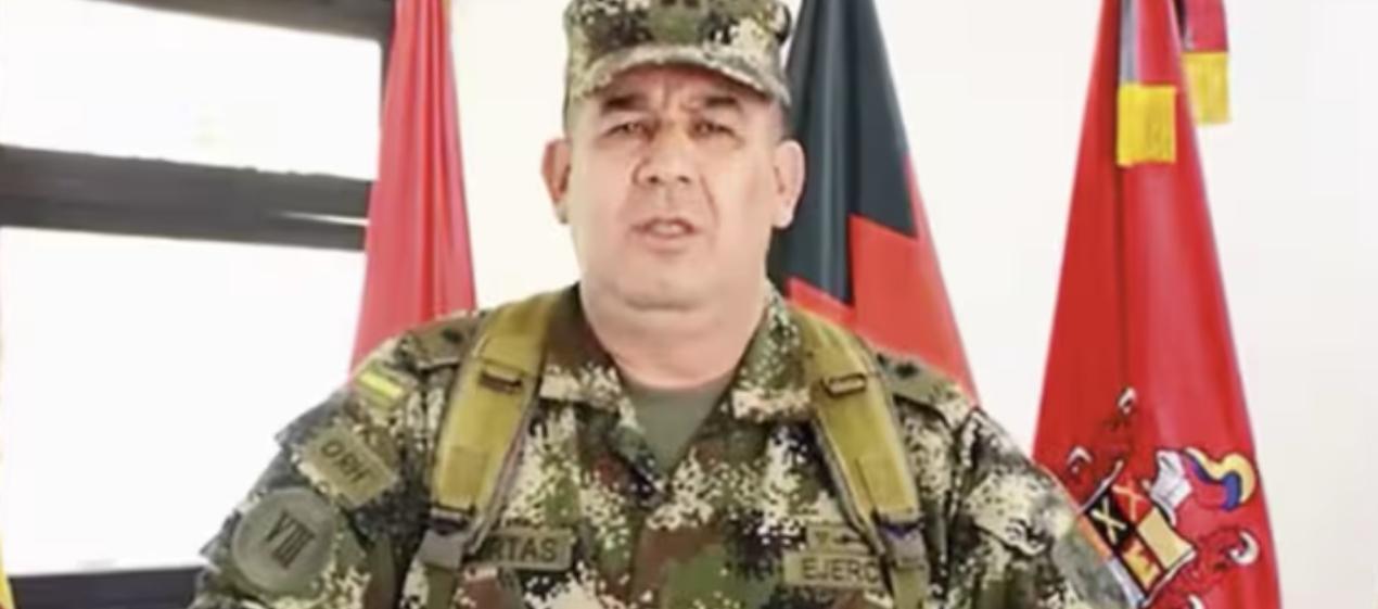 Brigadier general del Ejército, Juan Miguel Huertas Herrera. 