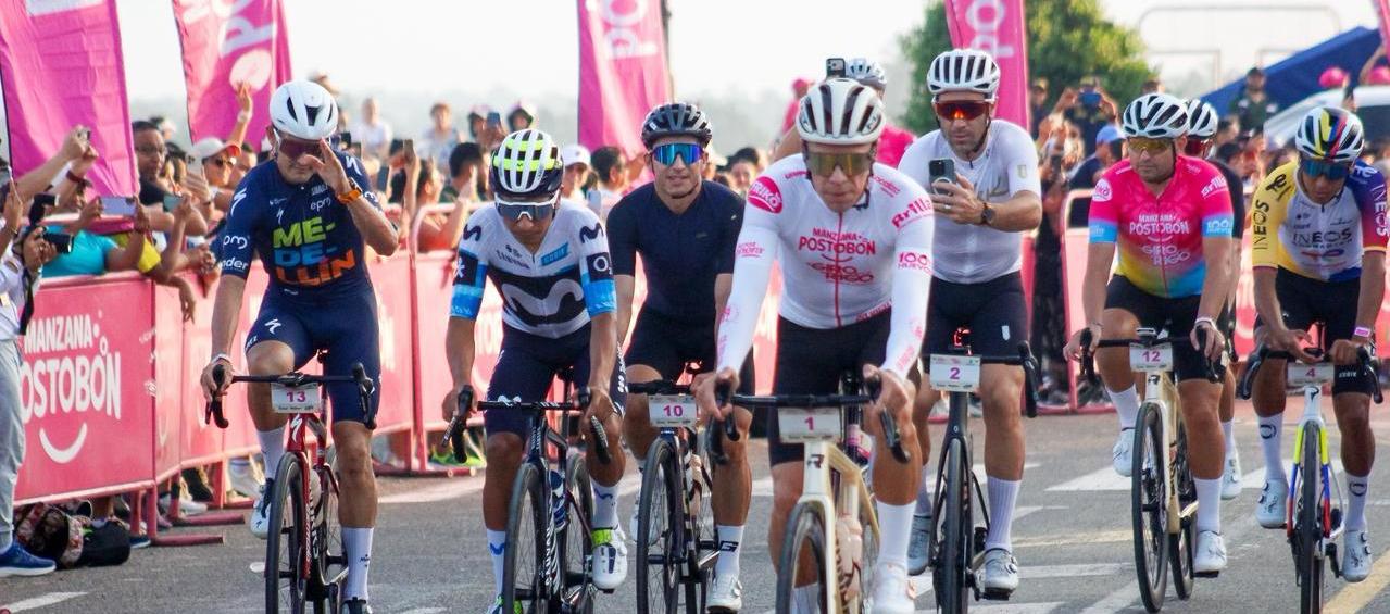 Rigoberto Urán participando del Giro de Rigo.