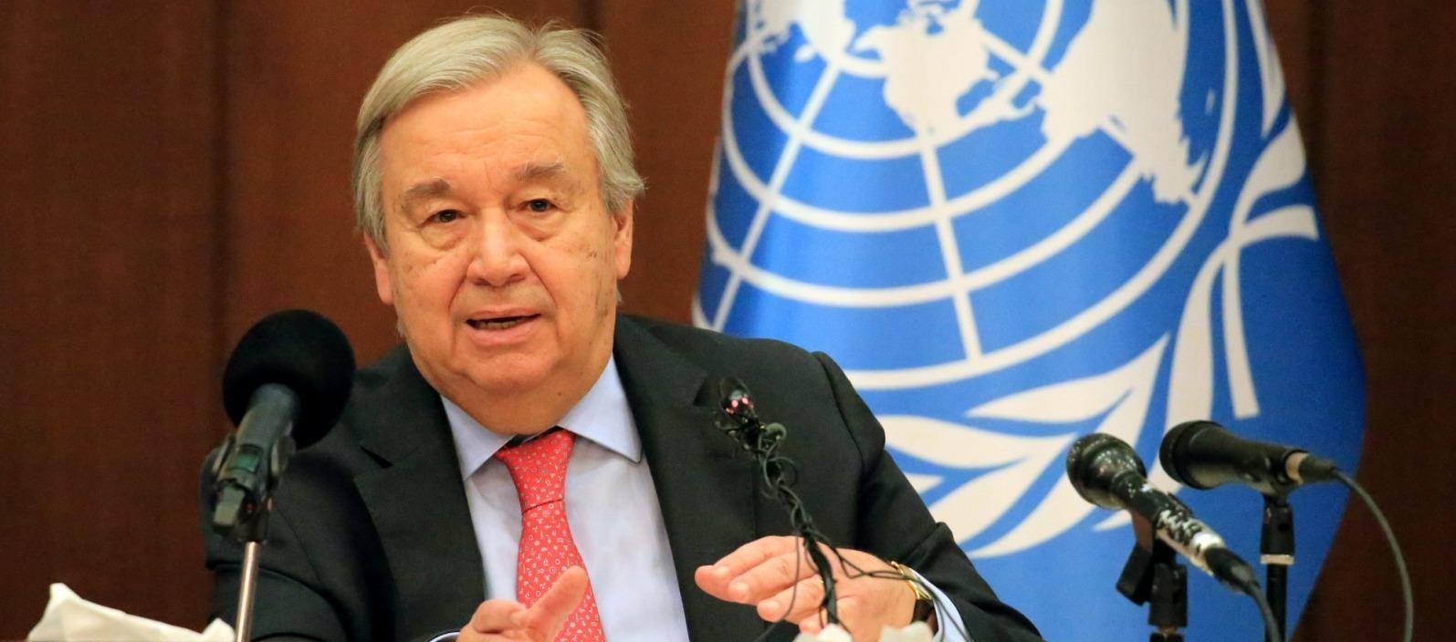 Secretario general de la ONU, António Guterres.