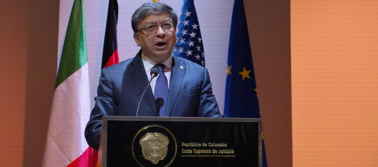 El presidente de la Corte Constitucional, Jorge Ibáñez.