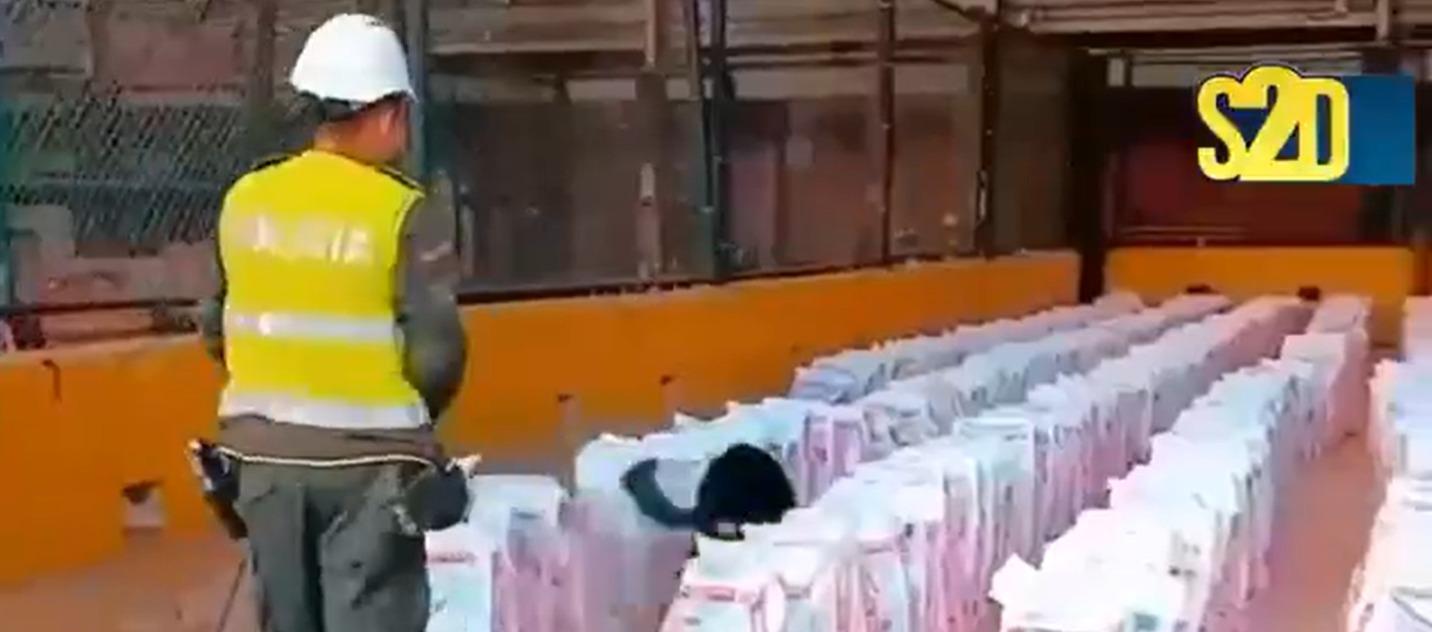 Incautación de droga.