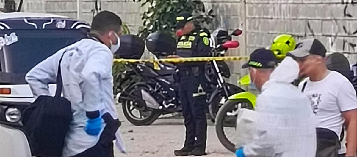 Lugar donde sucedió el crimen.