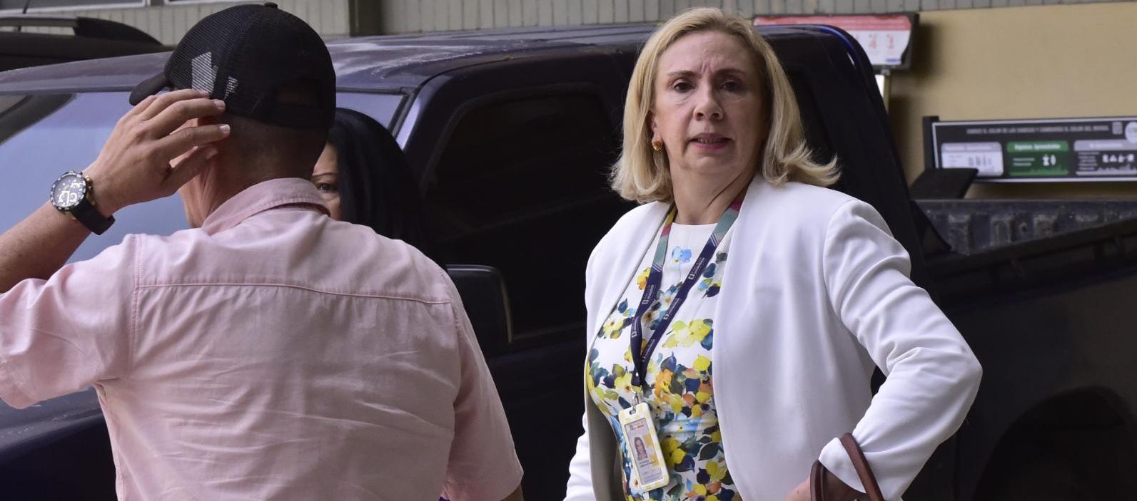 La fiscal Lucy Marcela Laborde.