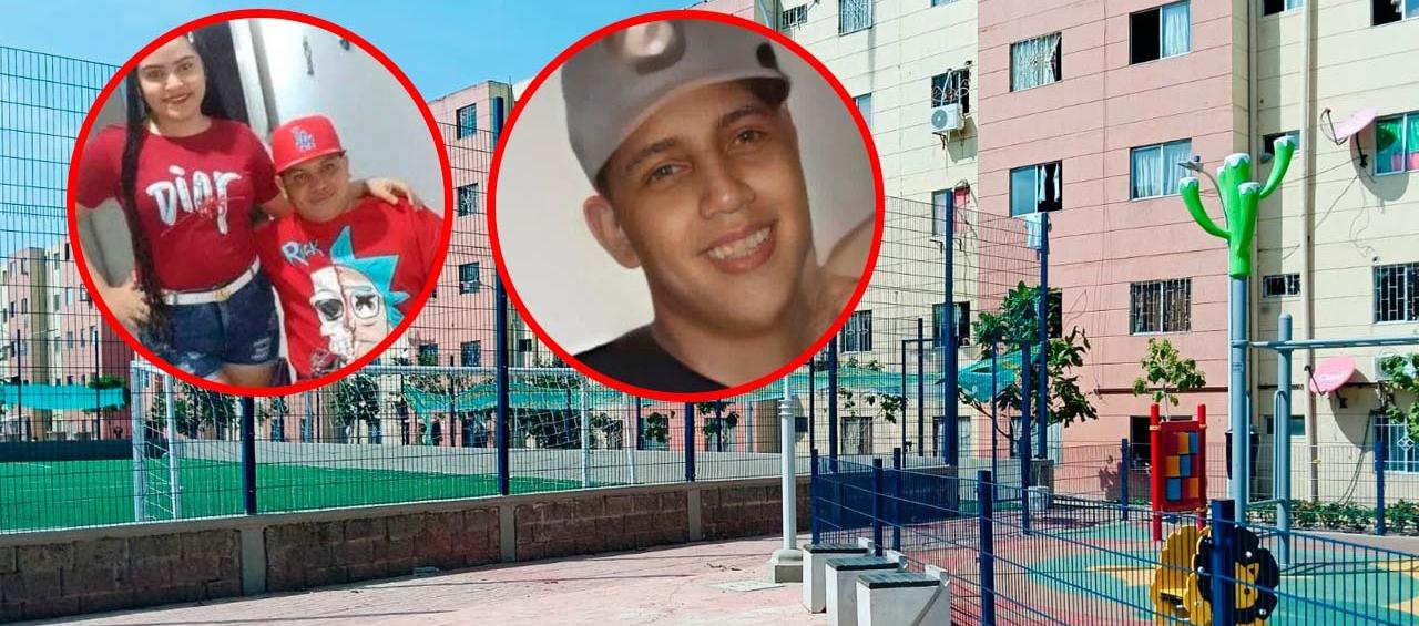 Las tres víctimas se encontraban en esta cancha cuando fueron atacadas a bala. 