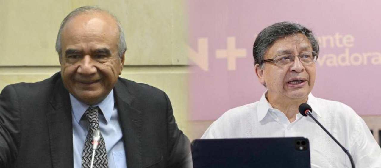 Los magistrados Héctor Carvajal y Jorge Enrique Ibáñez.