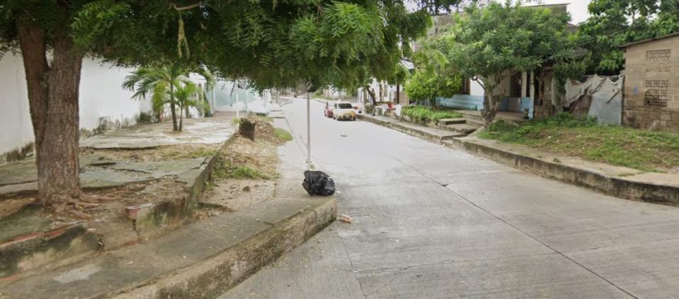 Lugar donde sucedió el homicidio.