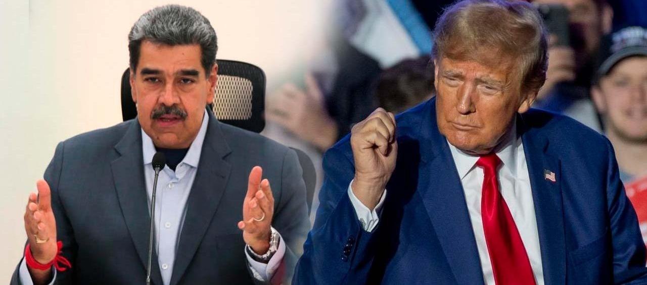 Nicolás Maduro y Donald Trump.