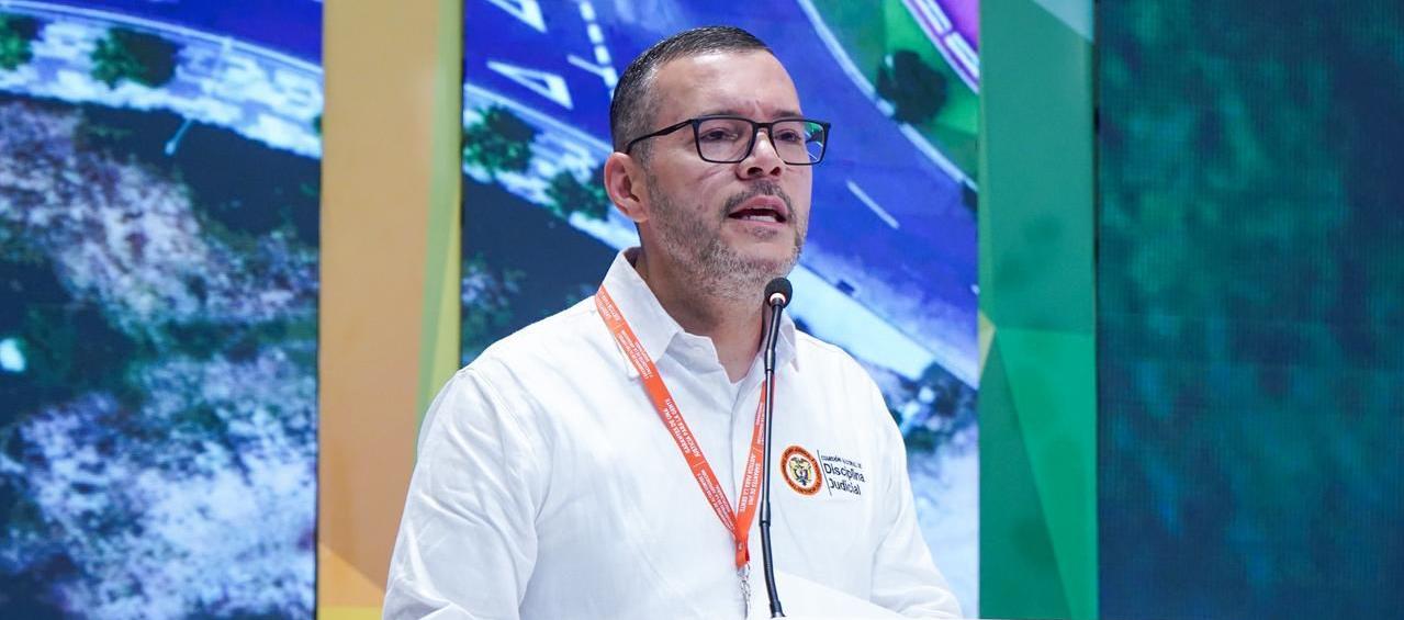 Magistrado Mauricio Rodríguez Tamayo, presidente de la Comisión Nacional de Disciplina Judicial.